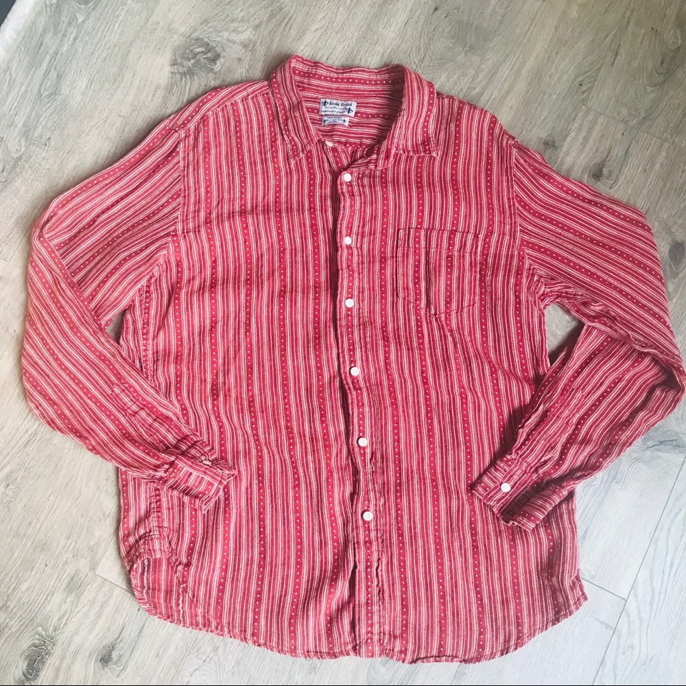 Lucky Brand Linen Shirt | XL